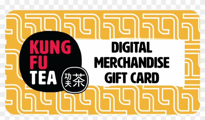 Kung Fu Tea Digital Merchandise Gift Card - Kung Fu Tea Gift Card, HD