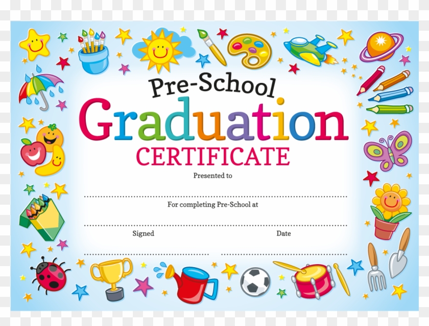 Pre School Graduation Certificate Graduation Certificate For Preschoolers Hd Png Download 1200x1200 385882 Pngfind