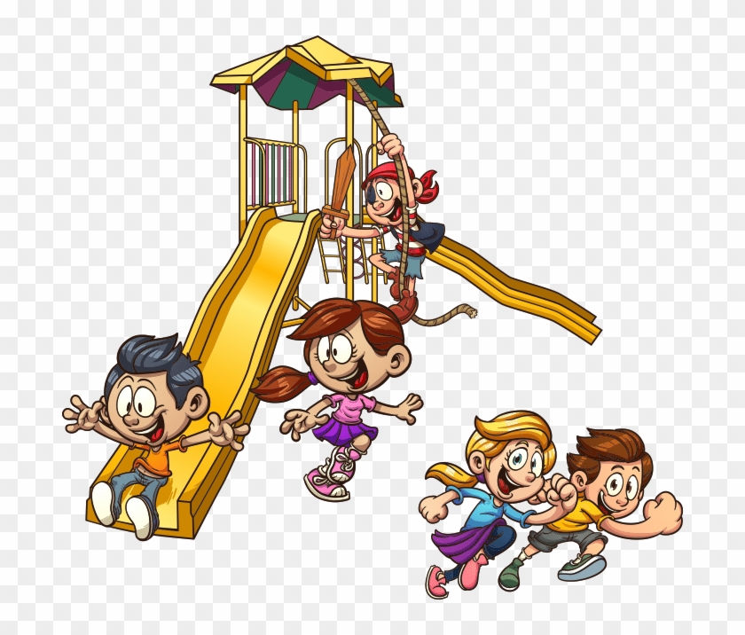 School Break Programs Kids On The Playground Clipart Hd Png