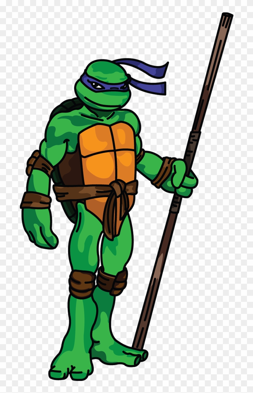 How To Draw Donatello From Ninja Turtles, Cartoons ...