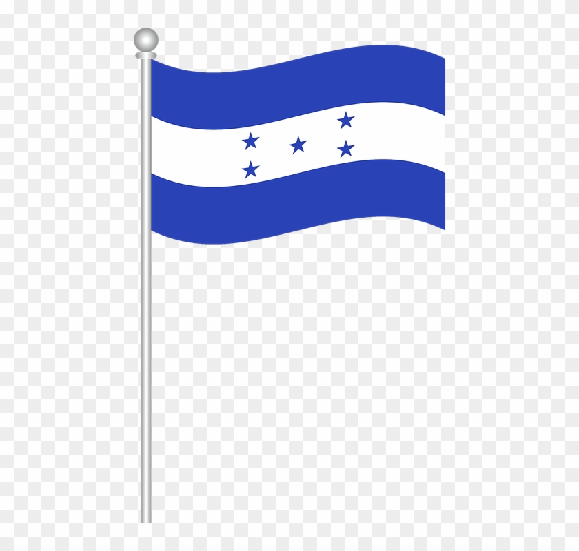 Bandera De Honduras Png - Bandera De Honduras Para Dibujar, Transparent Png  - 452x720(#3801802) - PngFind