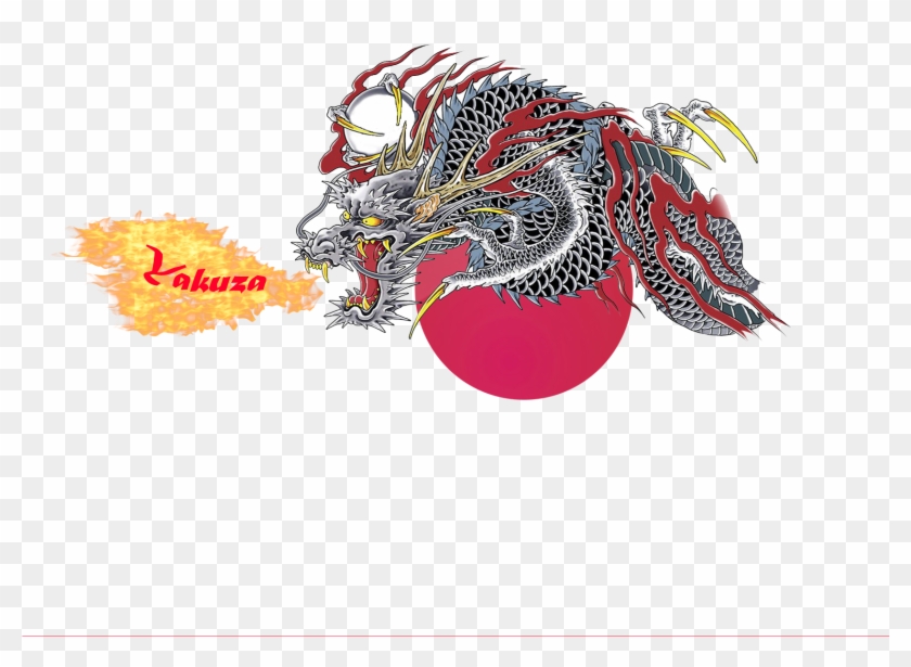 Japanese Dragon Tattoo Design Vector Download