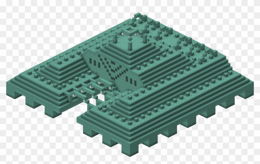 Templo Do Oceano Minecraft Hd Png Download 1200x699 3829551 Pngfind