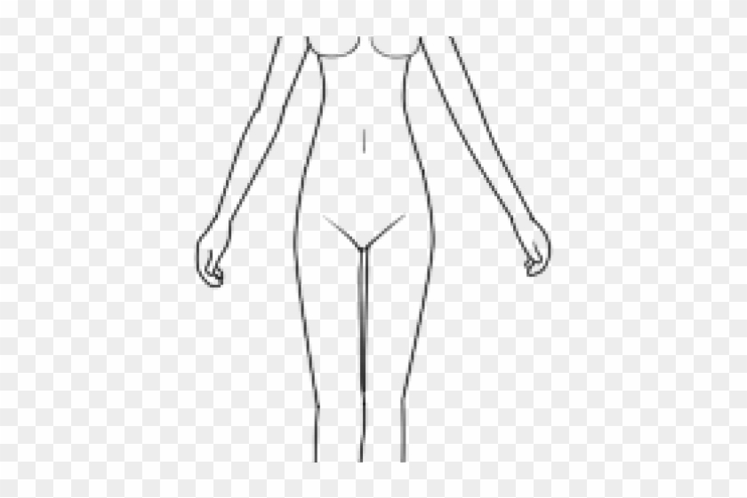 Drawn Chain Anime Girl Base Figure Drawing Hd Png Download