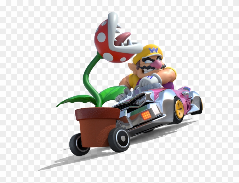 Graphic Black And White Download Image Kart Png Mariowiki Mario Kart 8 Deluxe Wario Transparent Png 601x580 Pngfind