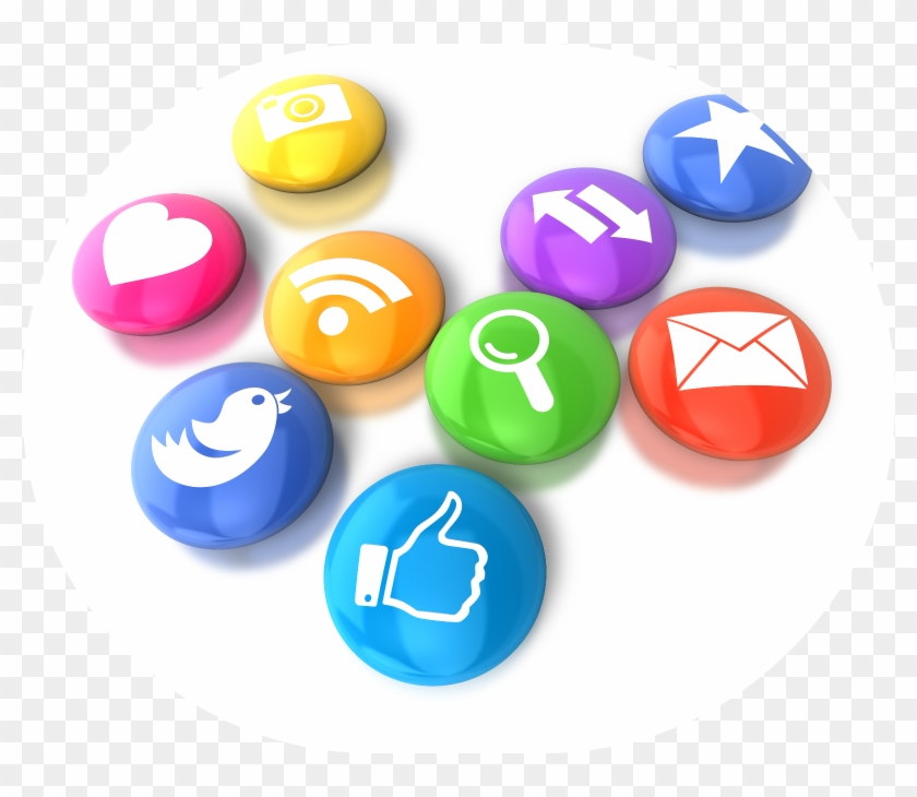 circular social media icons in a circle crash course media literacy worksheets hd png download 800x650 3844639 pngfind