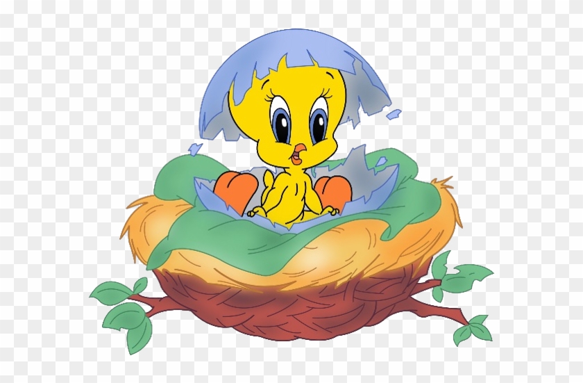 Tweety Pie Cartoon Clip Art Images - Tweety Bird As A Baby, HD Png Download  - 600x600(#3846551) - PngFind