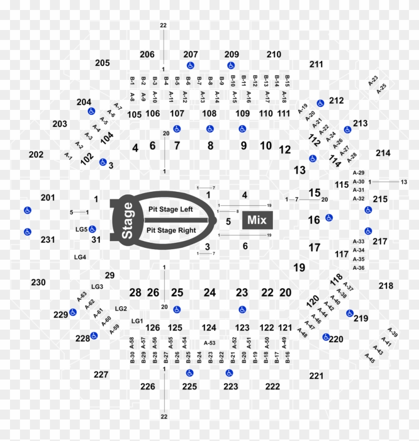 Barclay Center Seating Chart Esl One Ny Hd Png 1050x1050 3852463 Pngfind