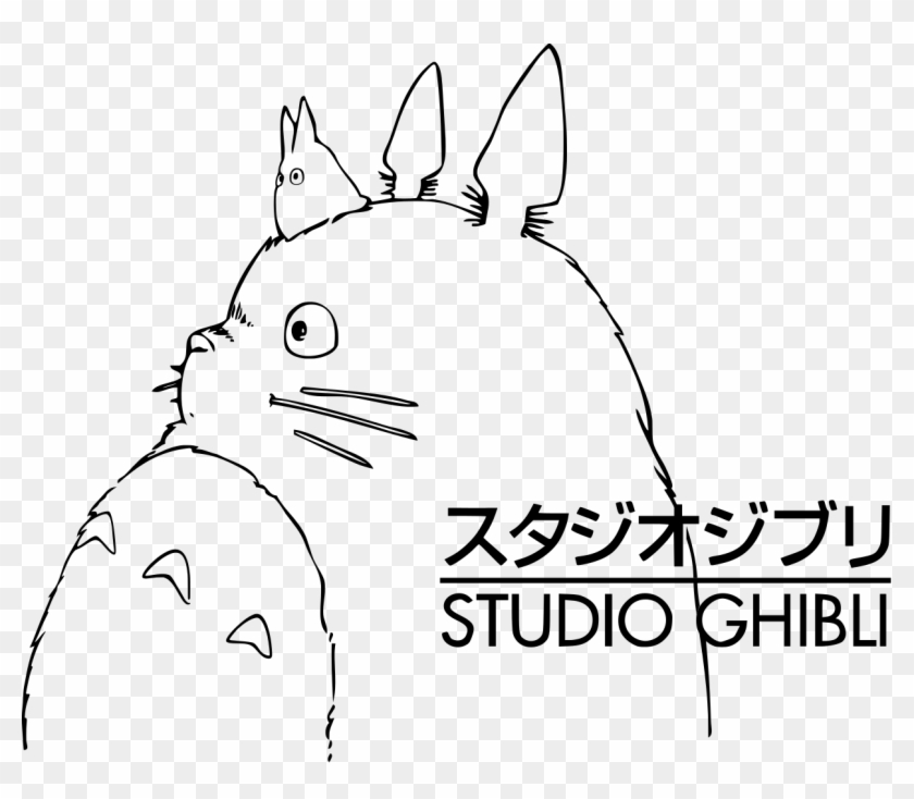 totoro studio ghibli logo hd png download 1239x1024