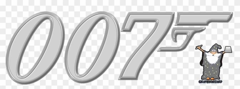 James Bond 007 Logo James Bond White Logo Png Transparent Png