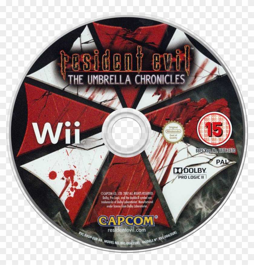 Resident Evil - Resident Evil The Umbrella Chronicles Cd, HD Png Download.