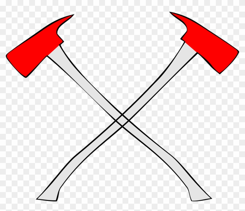 Axes Crossed Symbol Fireman Firefighter Firefighter Cross Axes, HD
