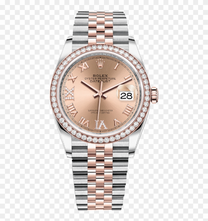 Rolex - Rolex Datejust 36 Rose Gold Price, HD Png Download -  816x1096(#3873927) - PngFind