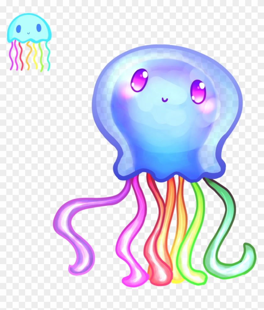 Flyingpings Bethany Renae - Cartoon Cute Jelly Fish, HD Png Download -  1024x1024(#3875579) - PngFind