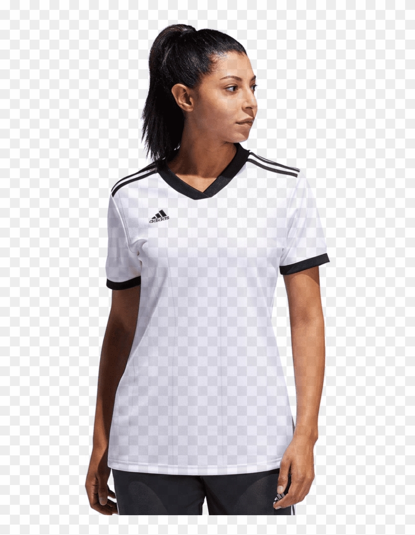 girl in soccer jersey