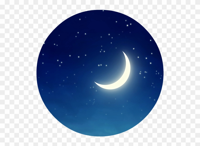 Image X Ft Sky Transparent Background - Moon, HD Png Download -  571x563(#3879535) - PngFind