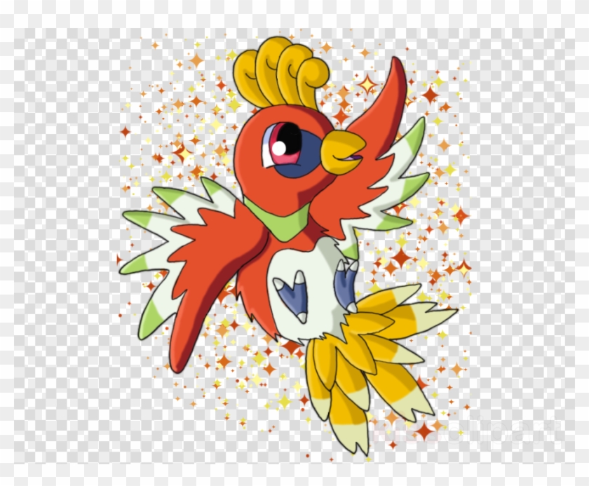 Shiny Ho Oh Pokemon - Free Transparent PNG Clipart Images Download