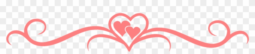 Download Dividers Vector Swirly - Decorative Line With Heart, HD ...