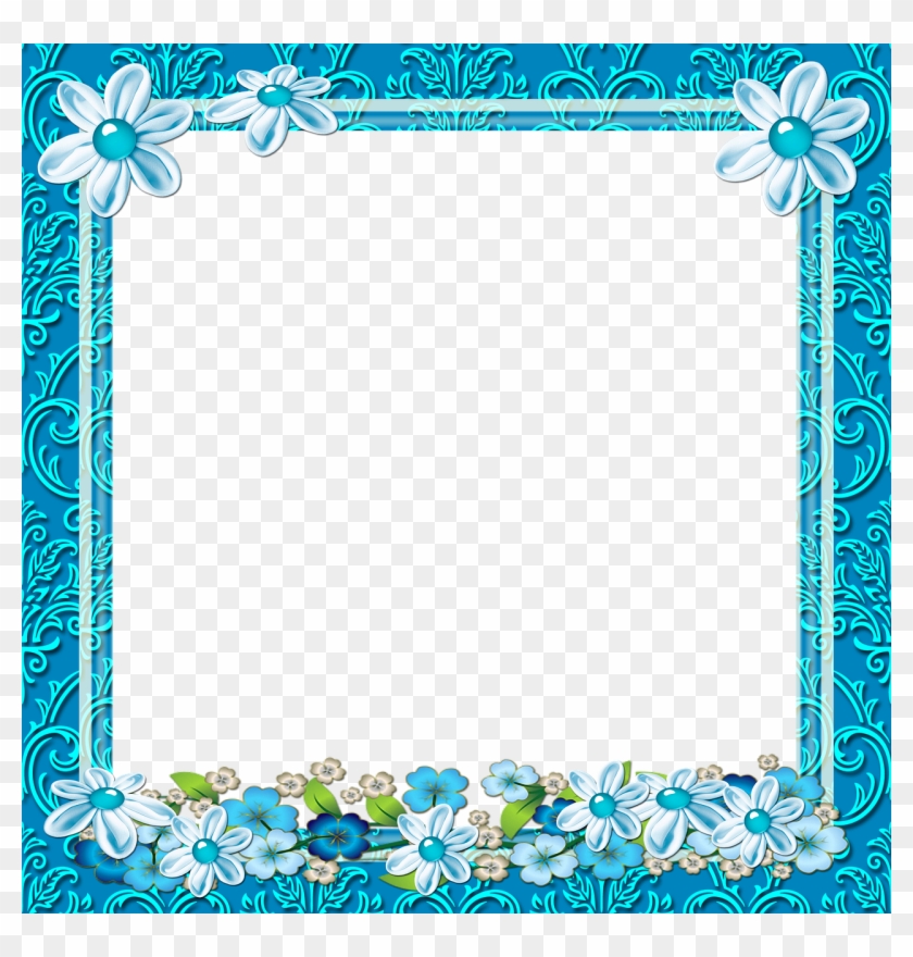 Frame Floral,transparent Background,free Pictures, - Flower Background  Transparent Frames, HD Png Download - 1280x1280(#392655) - PngFind