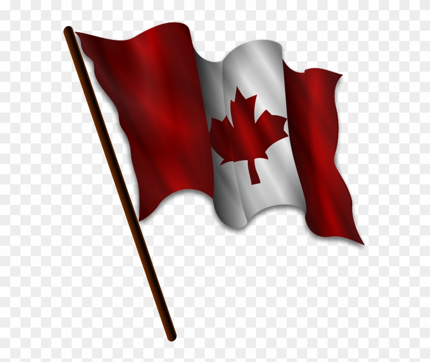 Waving Canadian Flag Vector Png Download Canada Flag Waving Vector Transparent Png 594x627 396199 Pngfind