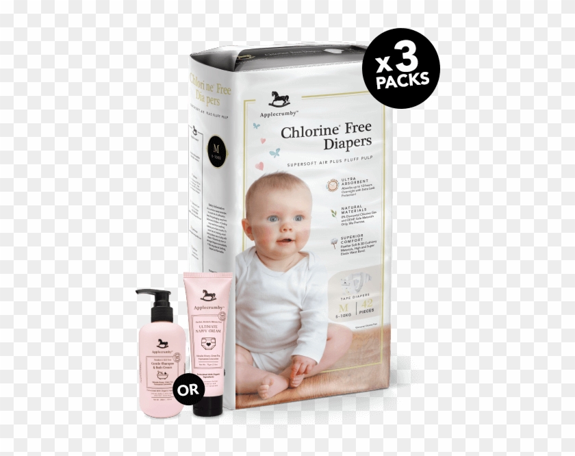 Download 1 Diaper Pack Applecrumby Diapers Hd Png Download 650x594 3907351 Pngfind