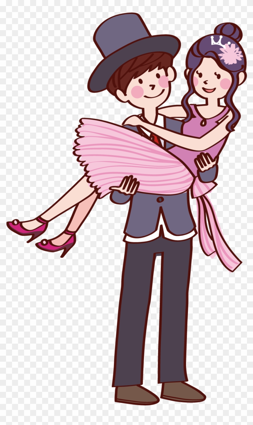 Couples Clip Fall In Love - Couple Cartoon Vector Cute, HD Png Download -  898x1465(#3924007) - PngFind