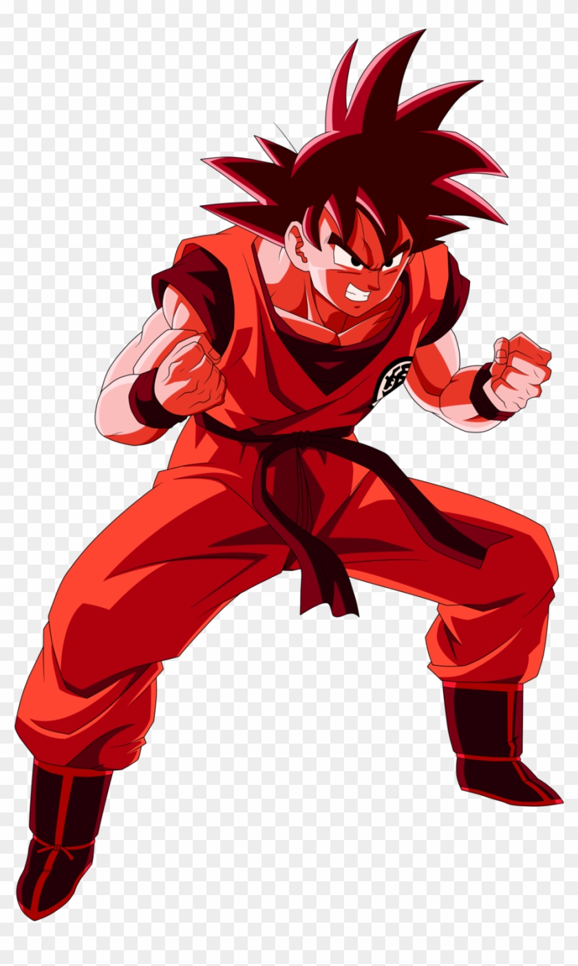 Goku SSJ Blue (costume z) kaioken transparent background PNG