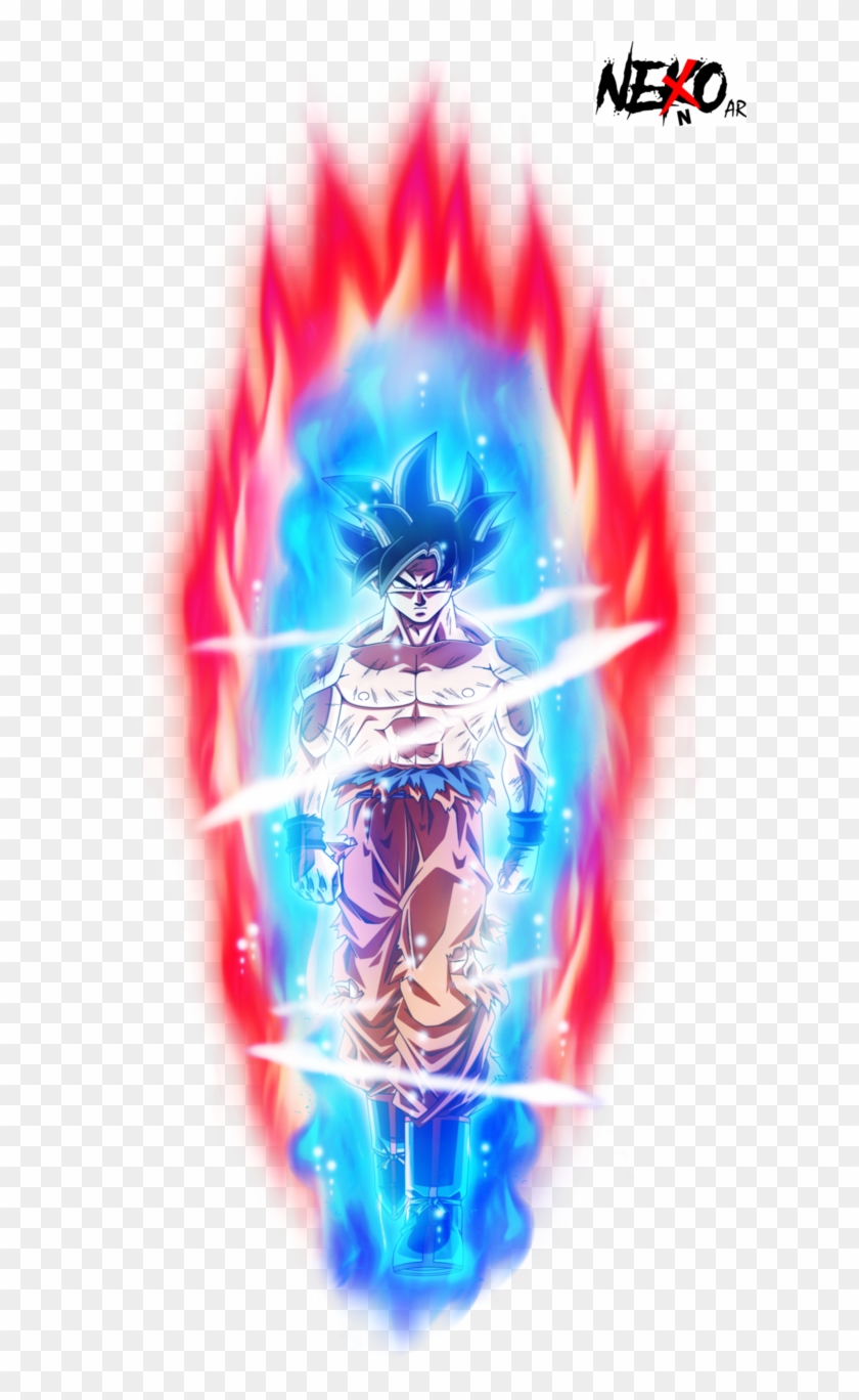 DBS - Goku SSJ Blue Kaio-Ken (no aura) by VictorMontecinos on