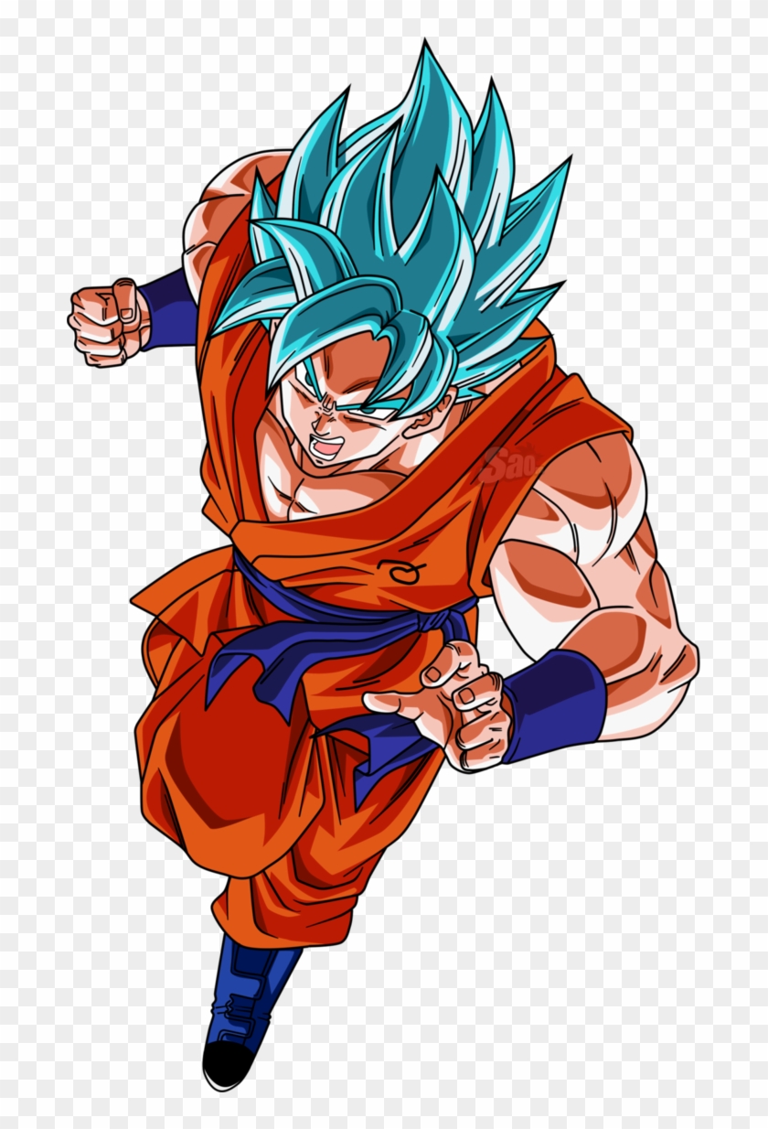 Goku Blue Jpg, HD Png Download - 693x1154(#3929940) - PngFind