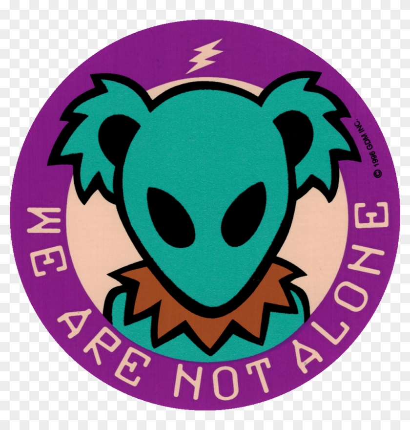 Grateful Dead We Are Not Alone Alien Bear - Alien Bear, HD Png Download ...