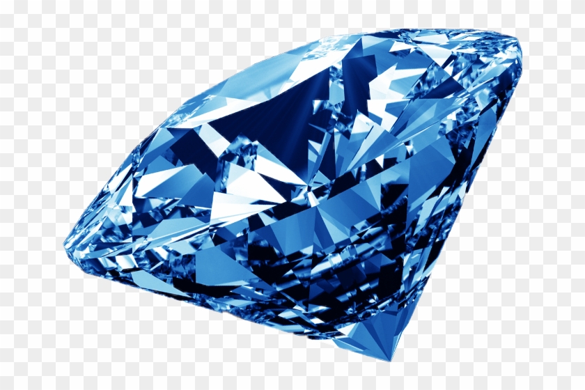 Blue Diamond With Black Background, HD Png Download - 661x480(#3940164) -  PngFind