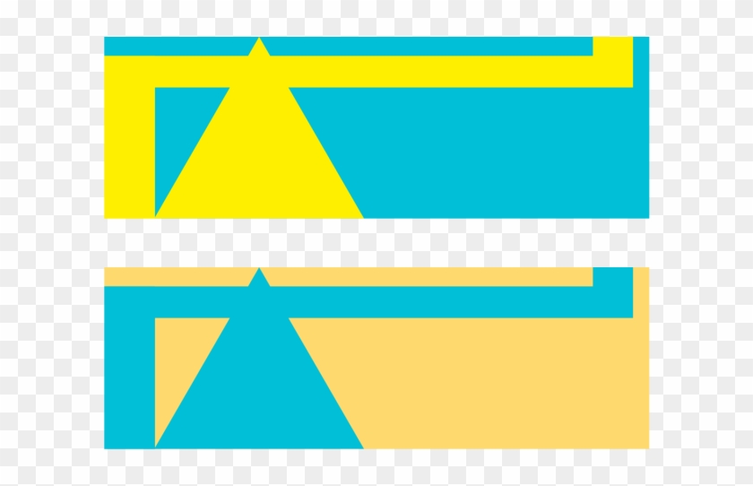 Design Banner Ribbon Png And File For - Triangle, Transparent Png ...