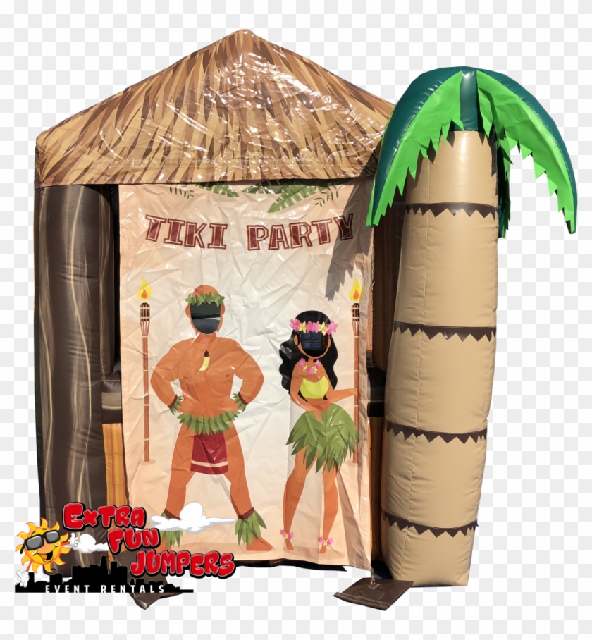 inflatable tiki hut