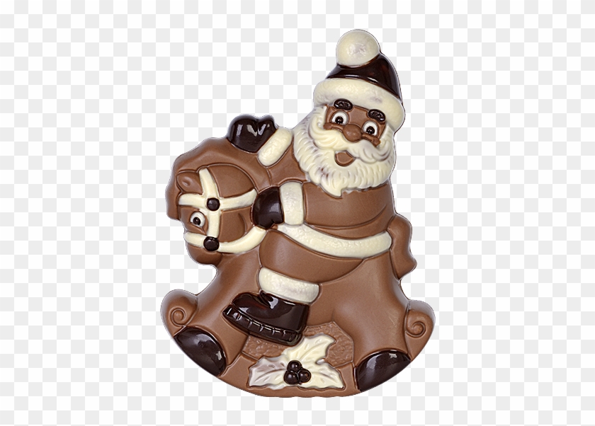 Santa Claus On Rocking Horse - Figurine, HD Png Download - 903x600