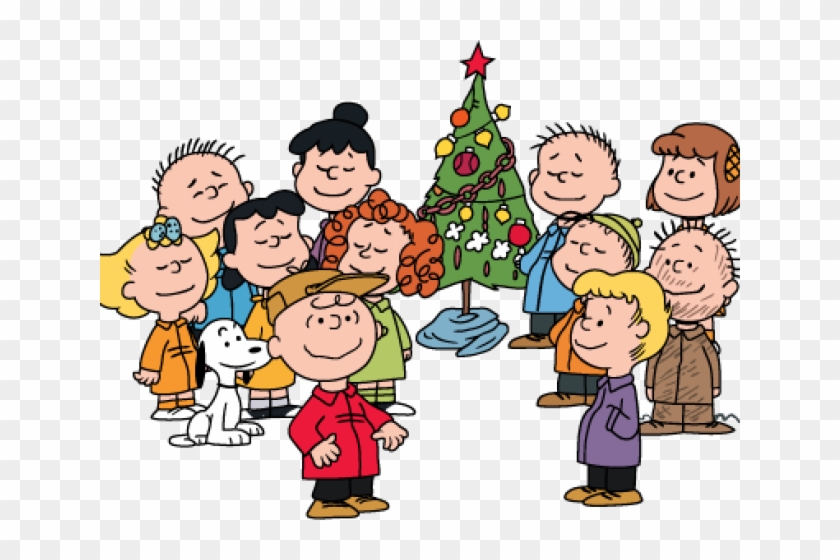Peanuts Christmas Cliparts - Charlie Brown Christmas Gang, HD Png