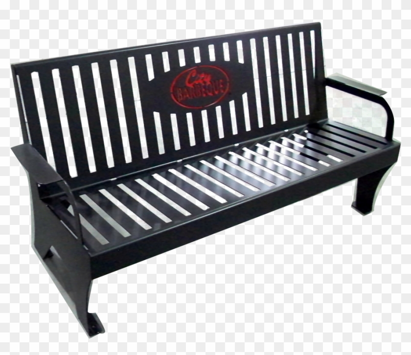 Park Bench Custom Cnc Outdoor Metal Bench Hd Png Download