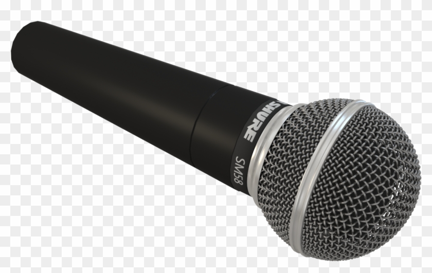 Shure Sm58 Microphone 3d Model & Render Recording, HD