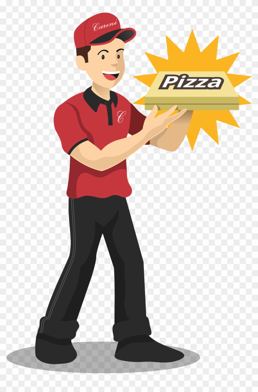 Delivery Man Min Restaurant Hd Png Download 1200x1704