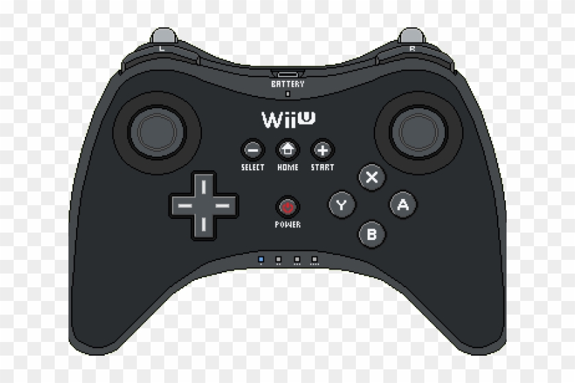 Joystick Clipart Wii U Gamepad - Wii U Pixel Art, HD Png Download