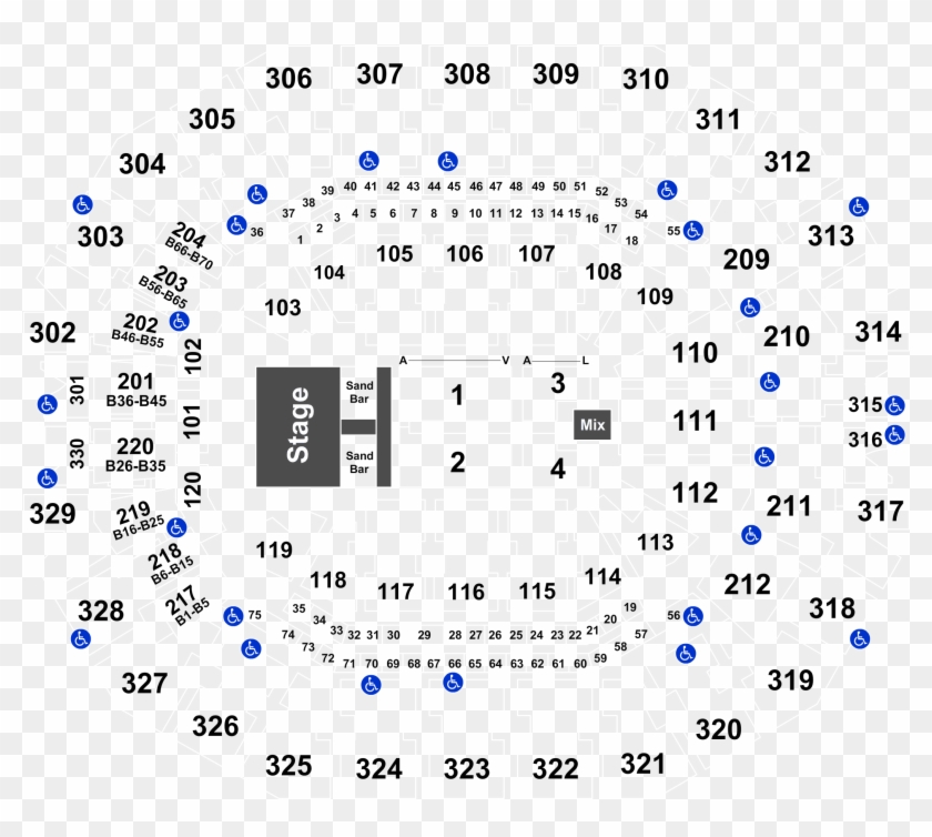 Moda Center Seating Chart With Seat Numbers Two Birds Home