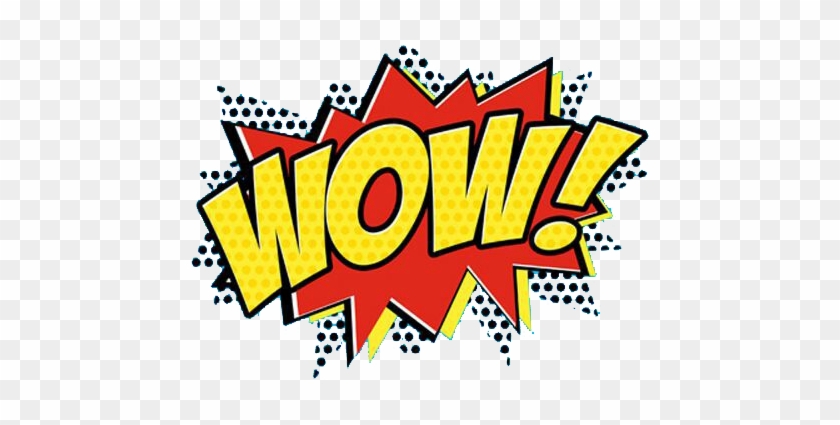 Wow Word Expression Effect Comic Comics Emetcomi - Comic Pop Art Wow