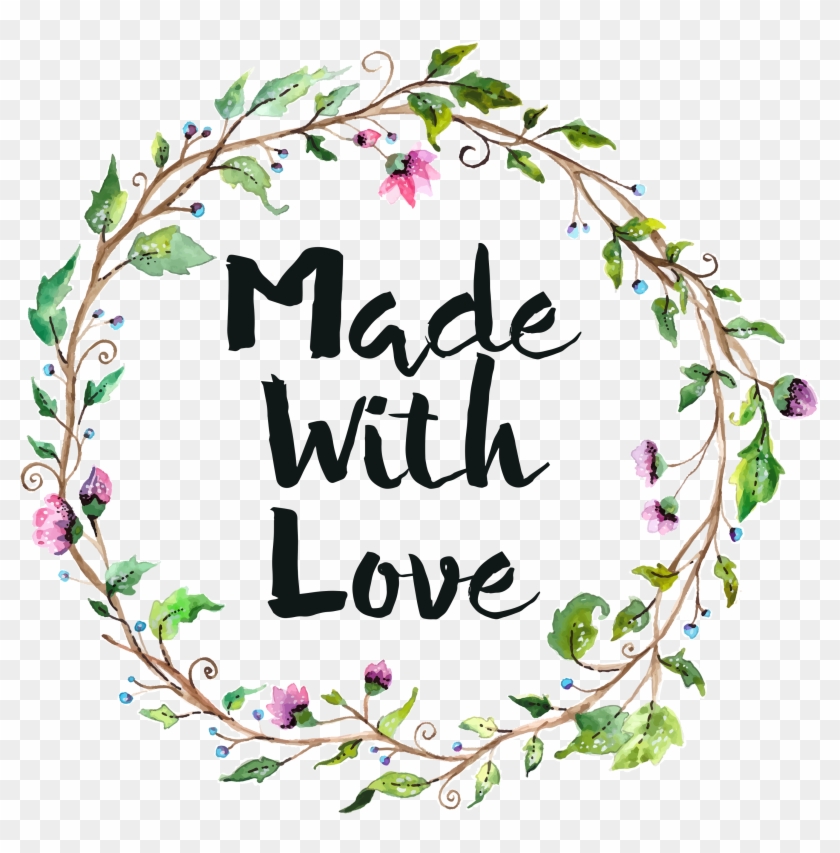 Download Made With Love Logo - Handmade Made With Love Clipart, HD ...