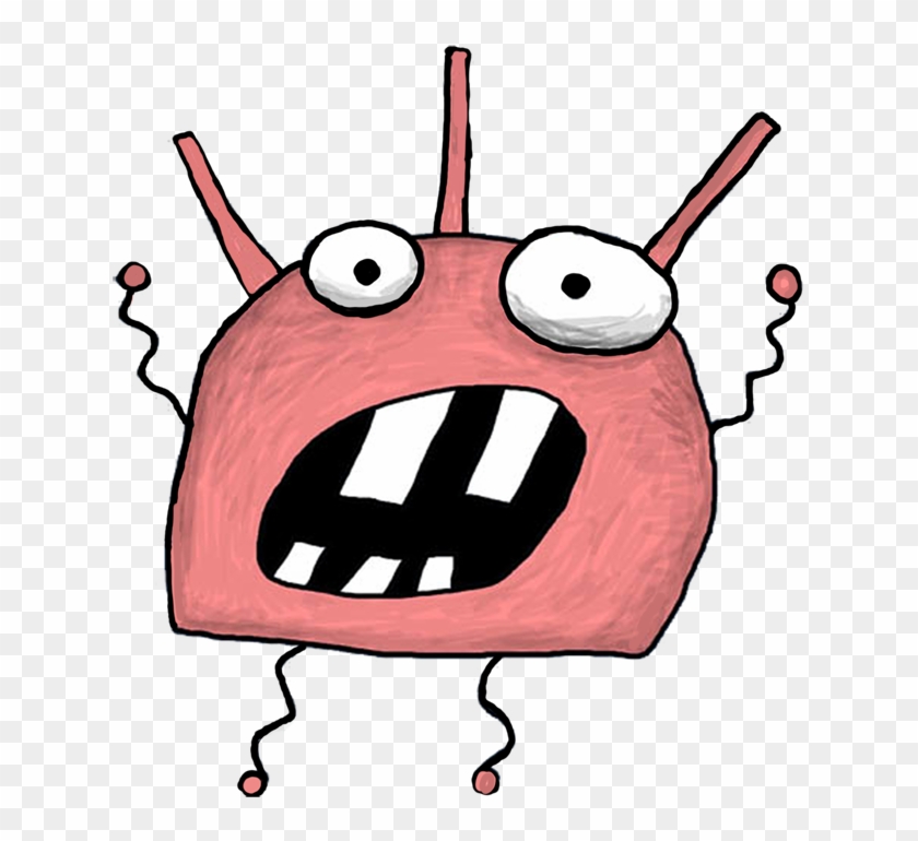Scary Cartoon Monster - Scary Monster Cute Drawing, HD Png Download -  700x700(#41309) - PngFind