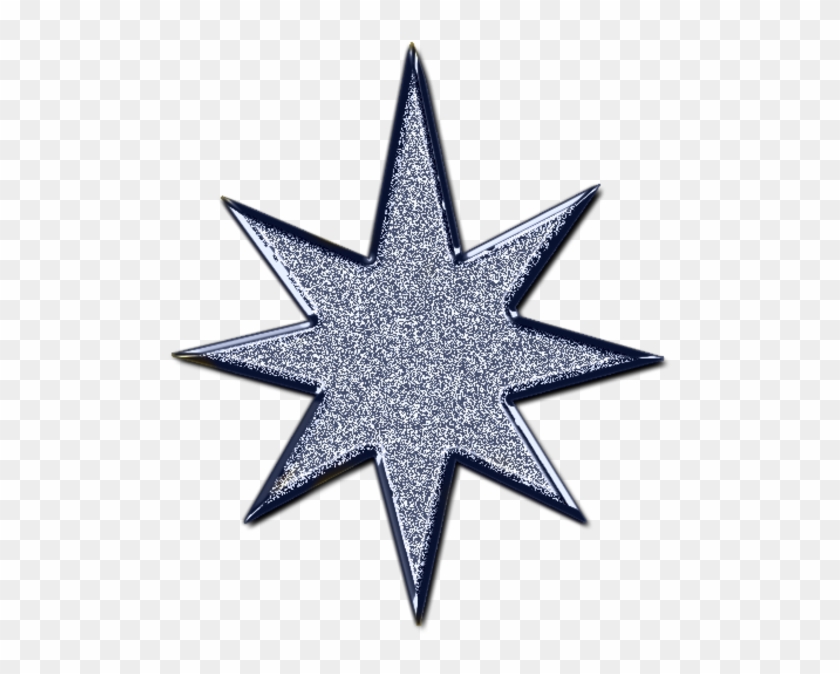 Star - Silver Glitter Star Clipart, HD Png Download - 600x600(#44625