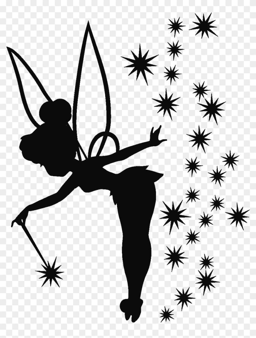 Tinkerbell Silhouette Png - Tinkerbell Silhouette, Transparent Png