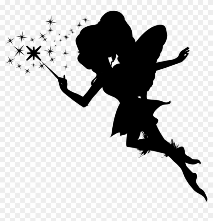 Download Free Png Fairy With Wand Silhouette Png - Fairy With Wand ...