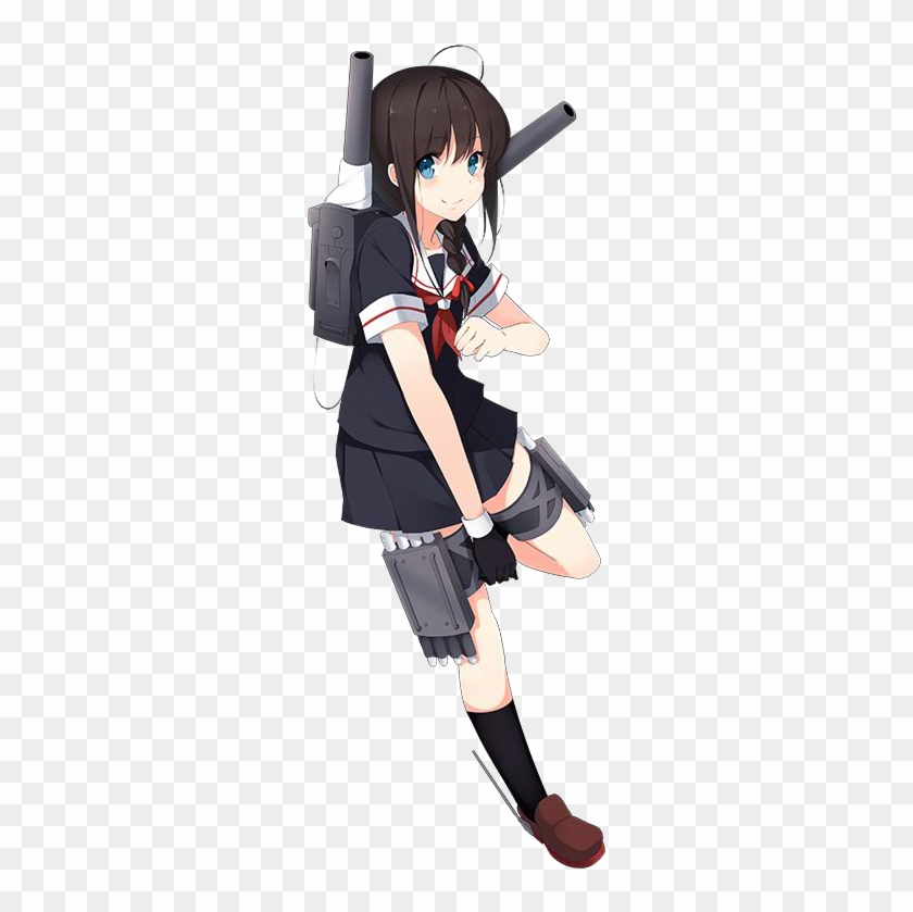 Imo Loli - Shigure Kancolle, HD Png Download - 400x880(#47532) - PngFind