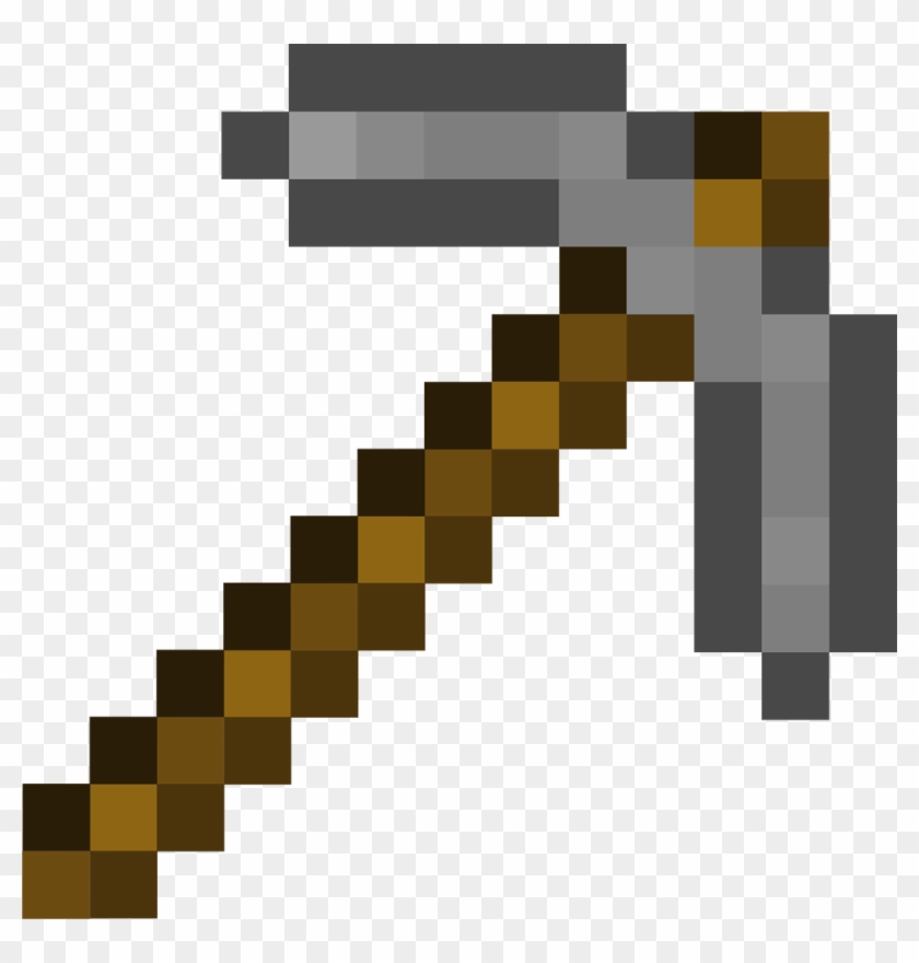 Minecraft Kazma Png Minecraft Stone Pickaxe Transparent Png 1000x1000 Pngfind
