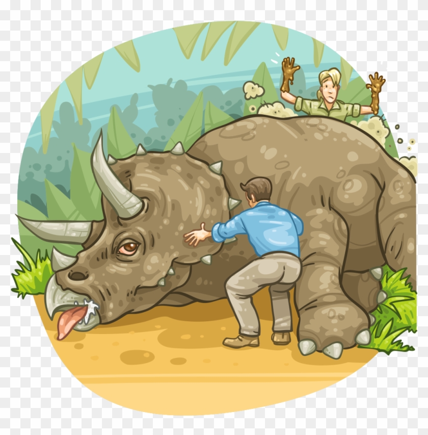 triceratops jurassic park sick