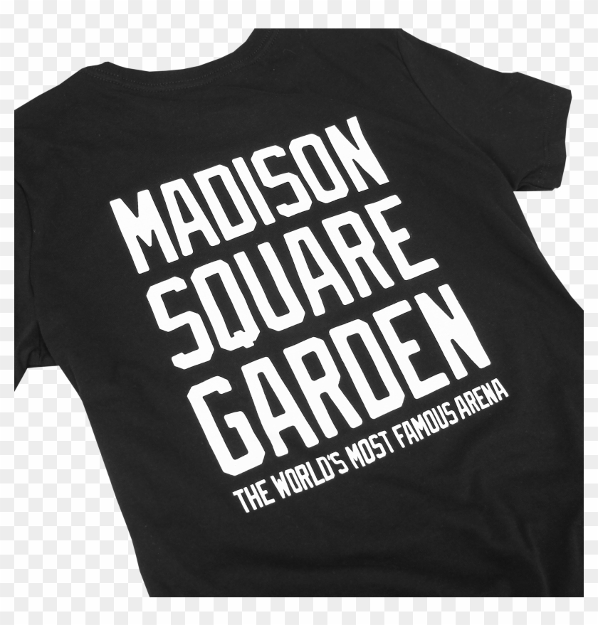 Nyc Madison Square Garden On Women S Black T Shirt Active Shirt